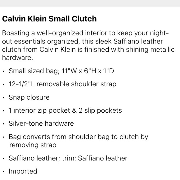 Calvin Klein Clutch Black Floral ❤️ 👛
